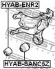 FEBEST HYAB-ENR2 Bush, control arm mounting